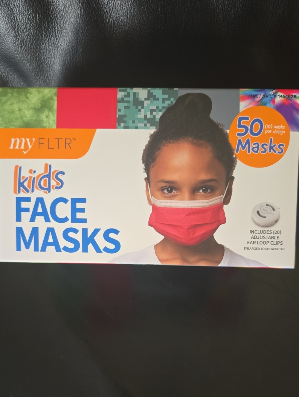 Kids Face Masks - Red (50 Pack)